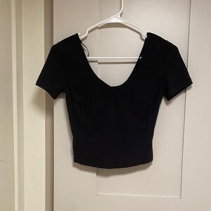 Lululemon Athletica Black Bodysuit Top